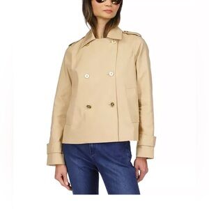 Michael Kors Womens Cotton Twill Cropped P Khaki